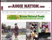 Tablet Screenshot of myaggienation.com